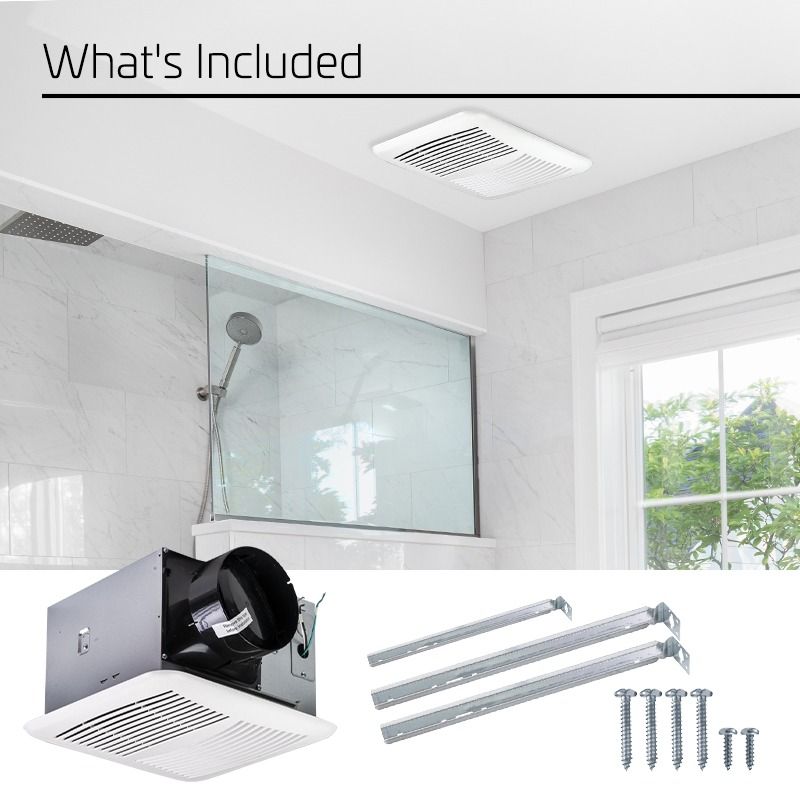 150 CFM 0.5 Sones ACiQ Select Bathroom Exhaust Fan - view 7